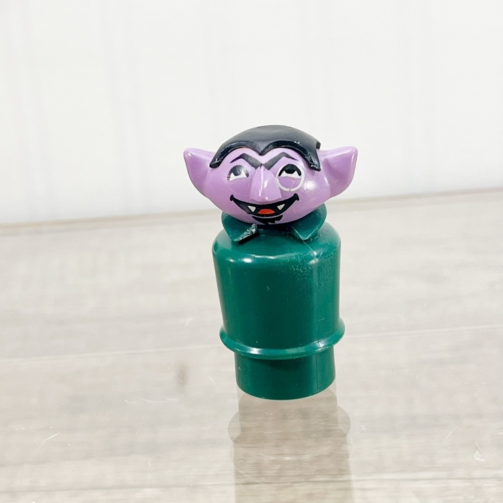 Vintage Count Dracula Little People Sesame Street Muppets 1973 Fisher‎ Price